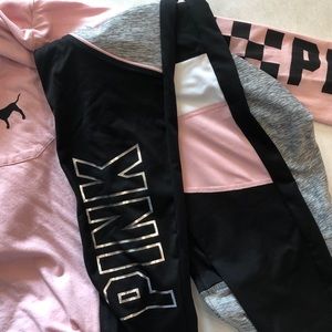 PINK Victoria Secret Leggings  Large Like New!